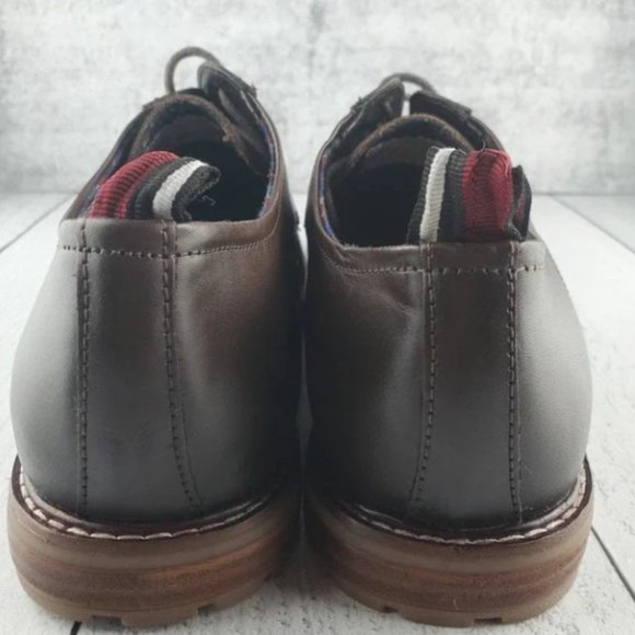 NEW - Ben Sherman Men's Plain Toe Leather Derby Size 8.5 - Picture 4 of 6